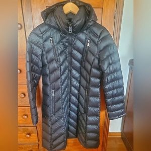 Calvin Klein Hooded Chevron Packable Down Jacket